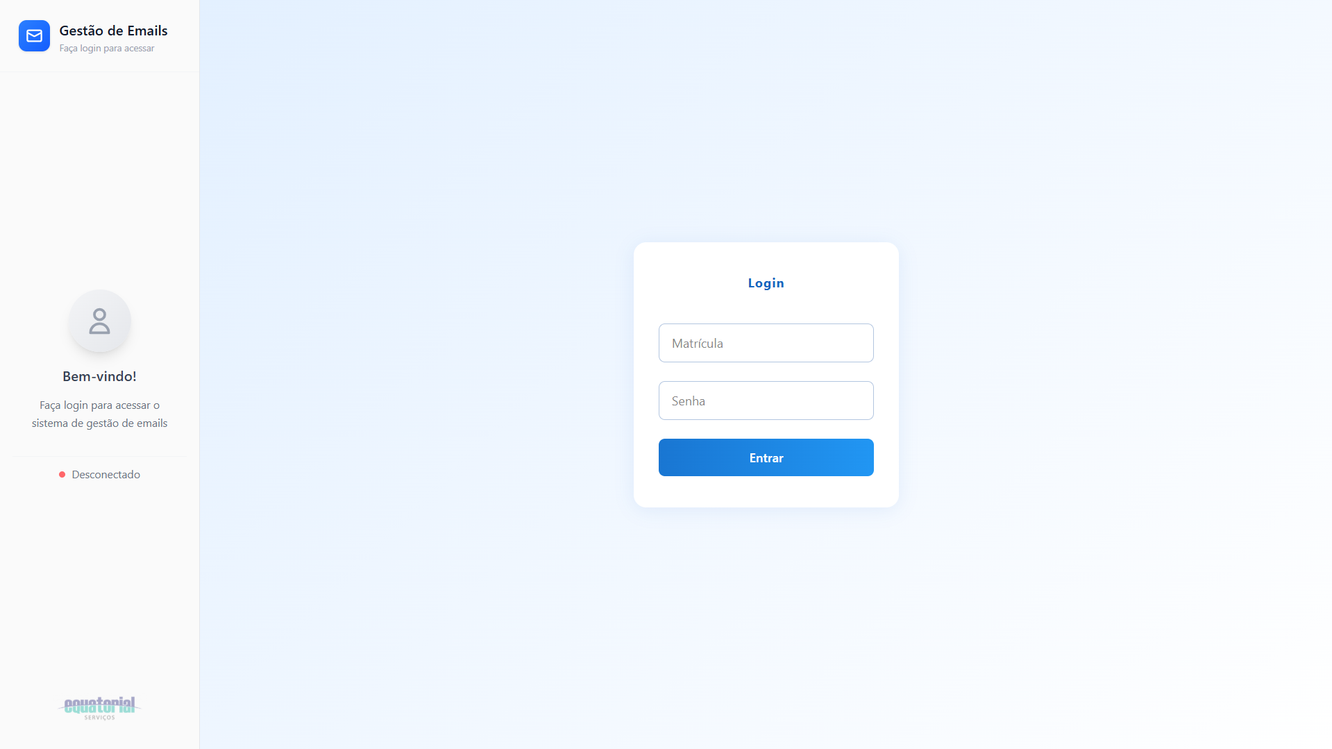 Projeto Gerenciador de Emails